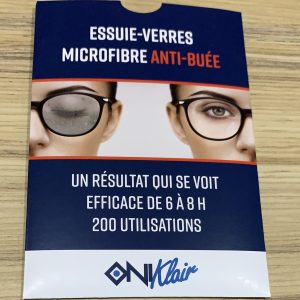 Essuie-verres microfibre anti-buée